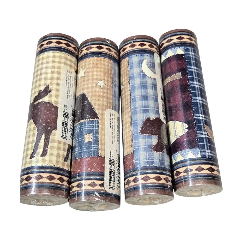 New David Carter Brown Imperial 4 Rolls Wallpaper Border Rustic Cabincore